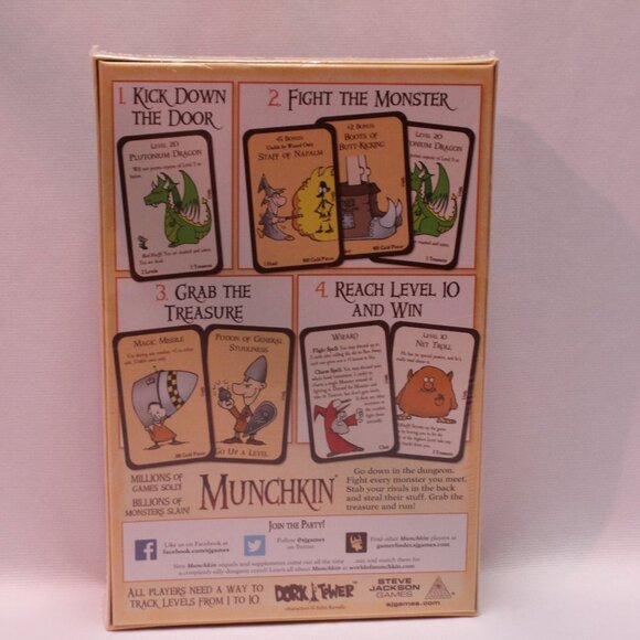 Munchkin Game Designed by Steve Jackson - Picture 3 of 12